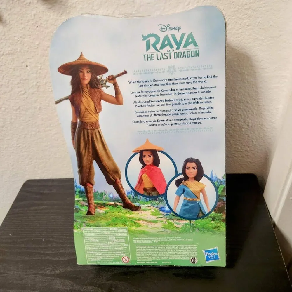 NEW Disney Raya and the Last Dragon Raya Doll The doll includes pants, a cape, a
